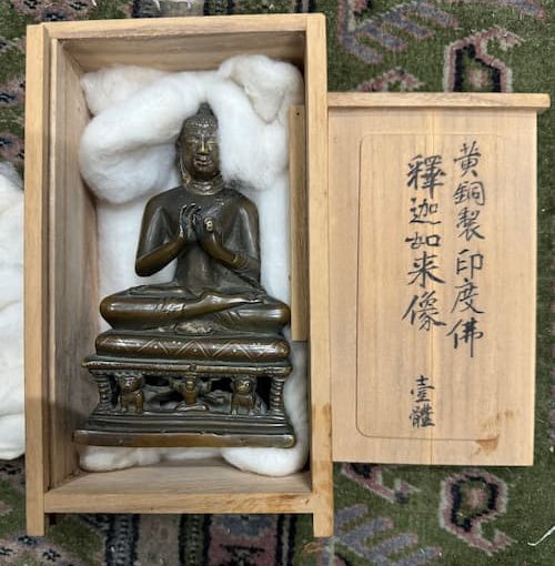 ｢黄銅製 釈迦如来像｣