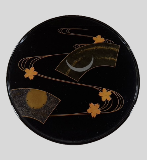 輪島塗 坂本漆器店 雪月花蒔絵銘々皿