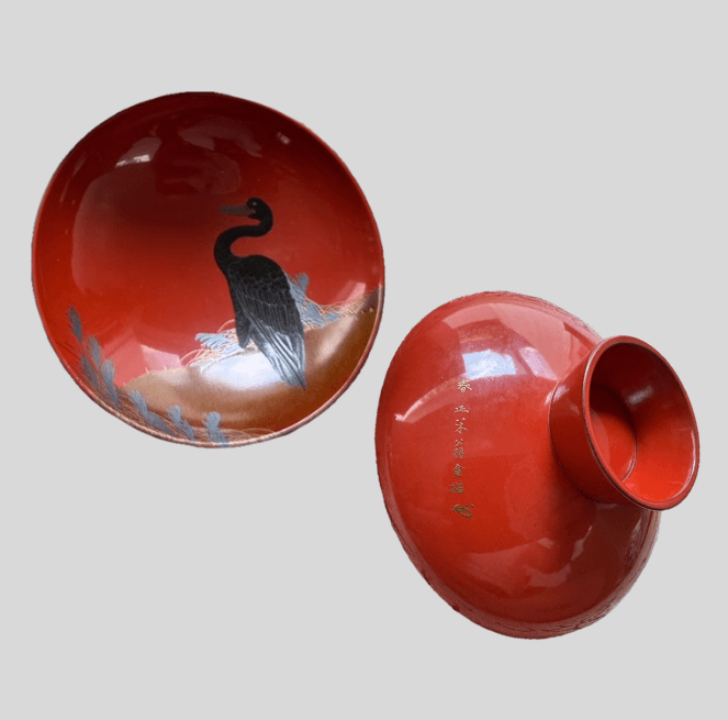 山本春正(やまもと しゅんしょう)鵜金描 盃