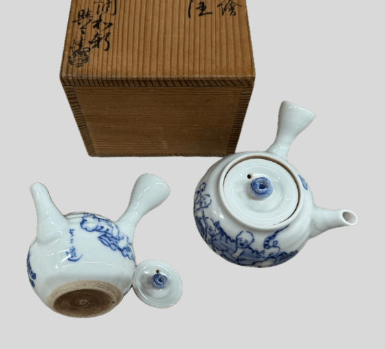 水越与三兵衛（みずこし よそべえ） 染付急須