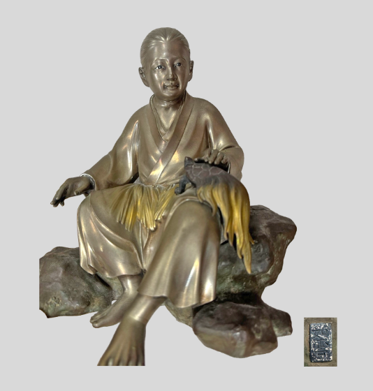 大島如雲（おおしま じょうん）浦島太郎像