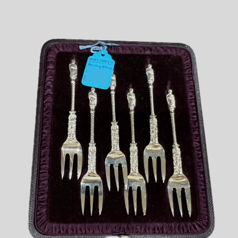 銀製アポストルフォーク