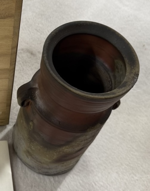 備前焼 松園 花入