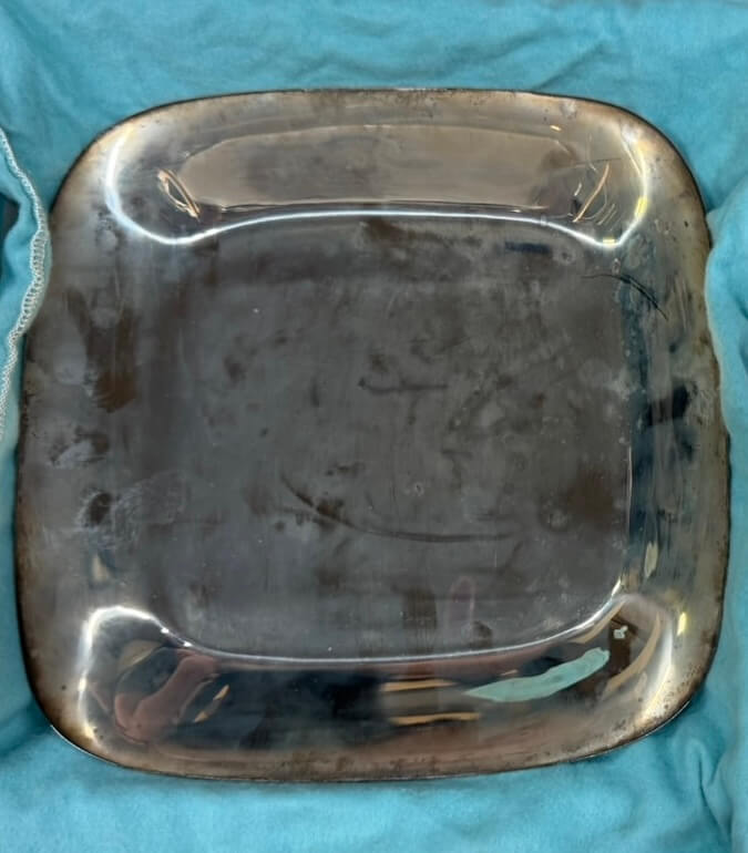 ティファニー（TIFFANY&Co.）スターリングシルバー スクエアトレイ