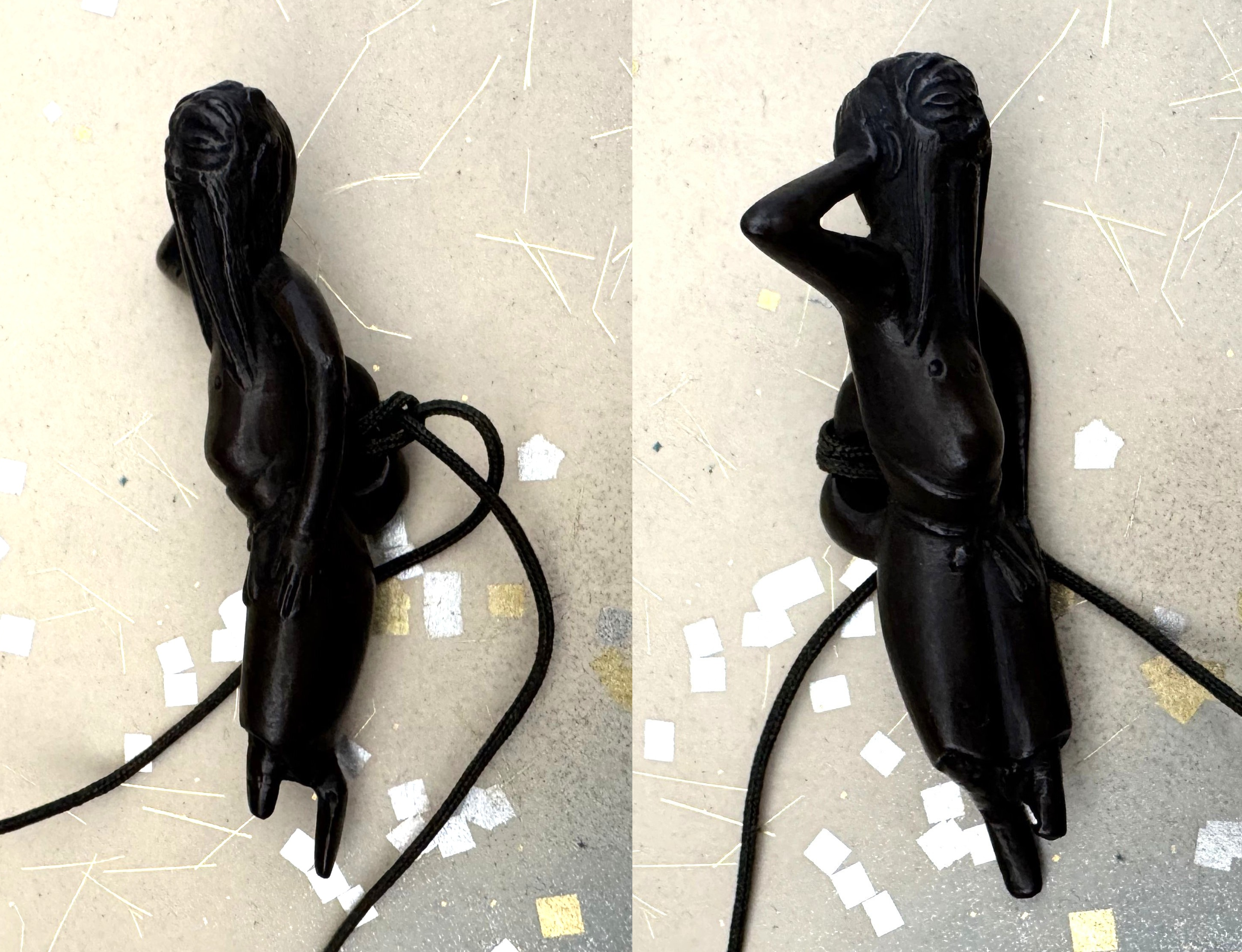 根付 両面像（二面像）