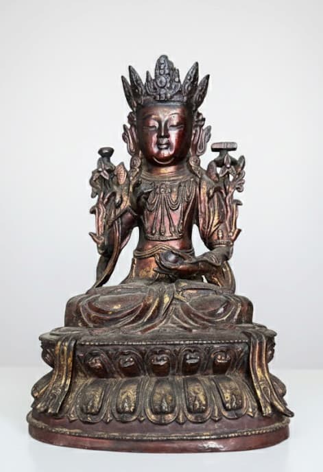 ｢鋳造 観音菩薩坐像｣