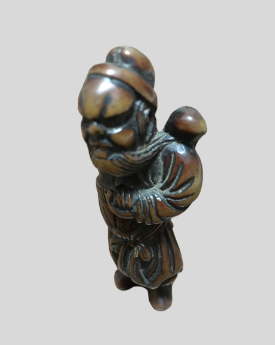 根付 鍾馗(しょうき)図