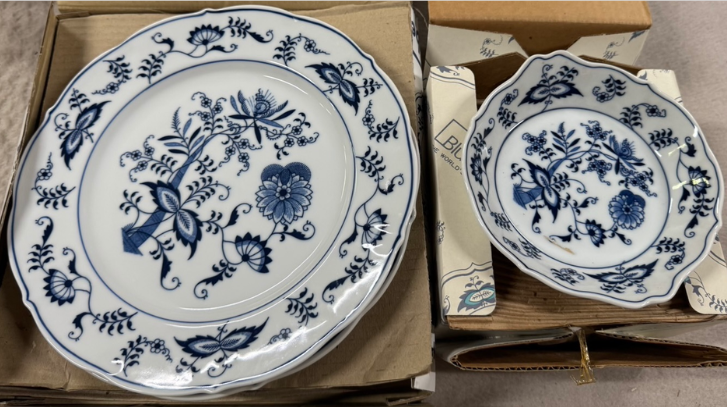 ブルーダニューブ（Blue Danube）皿 鉢 ブルーオニオン