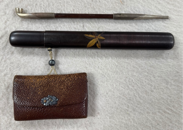 提物一式 煙管・煙管入・叺(かます)