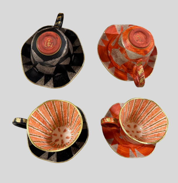 前田正博 色絵珈琲椀