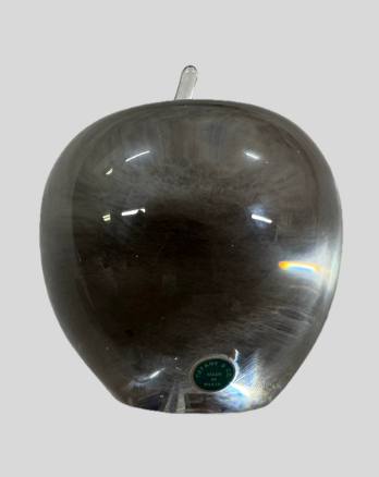 ティファニー（Tiffany & Co.） クリスタルガラス ペーパーウェイト「りんご」