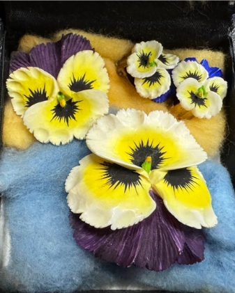 フラワーアクセサリー パンジー