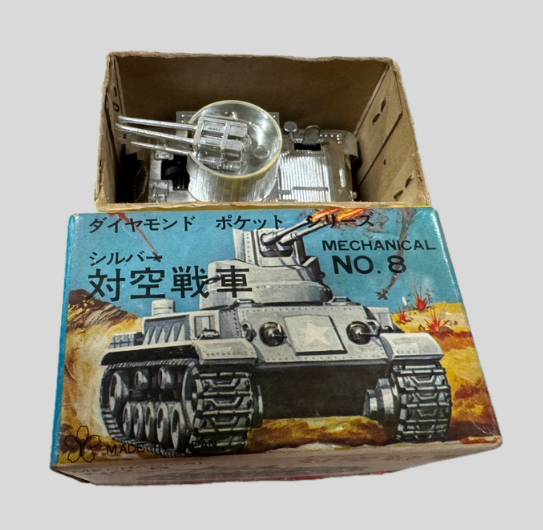 昭和レトロ ブリキ玩具 対空戦車 ダイヤモンドポケットシリーズ