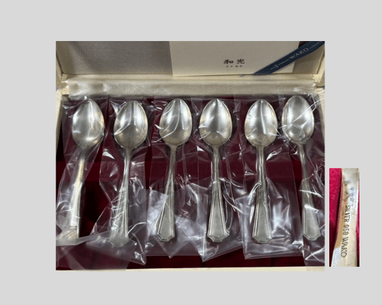 銀座和光（WAKO）銀製スプーン