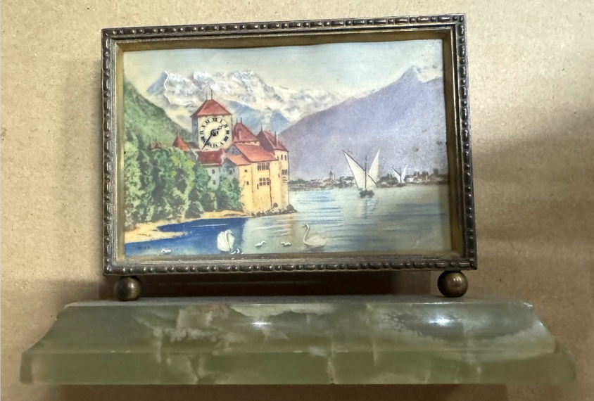 スイス シヨン城 ピクチャークロック