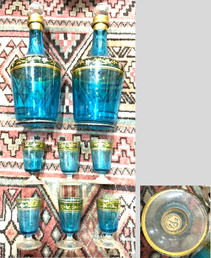 オールドバカラのデキャンタとグラス