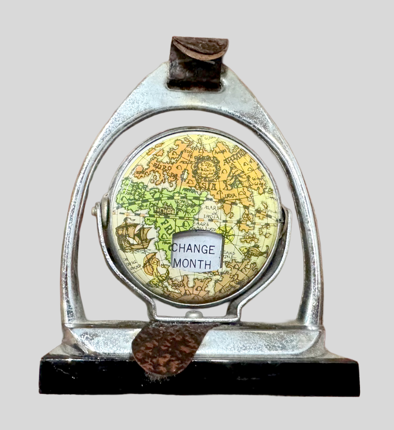 ヴィンテージ 回転式万年カレンダー