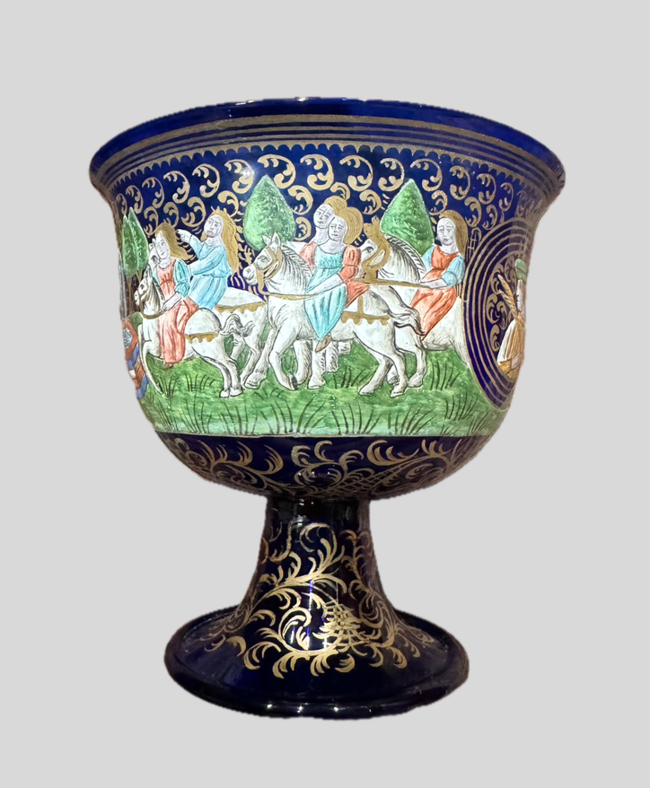 ムラーノガラス バロヴィエ ウエディングカップ レプリカ