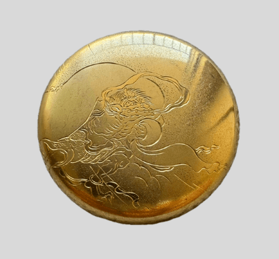 金蒔絵風神香合