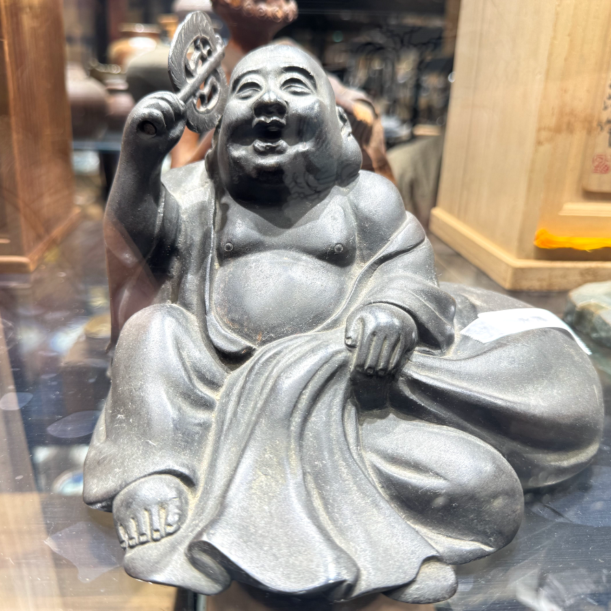 ブロンズ布袋尊像