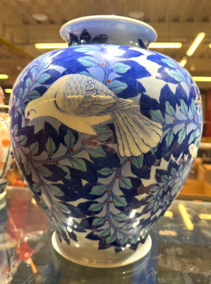 香蘭社 鳩図 花瓶 | 買取実績 | 骨董品買取専門の古美術永澤