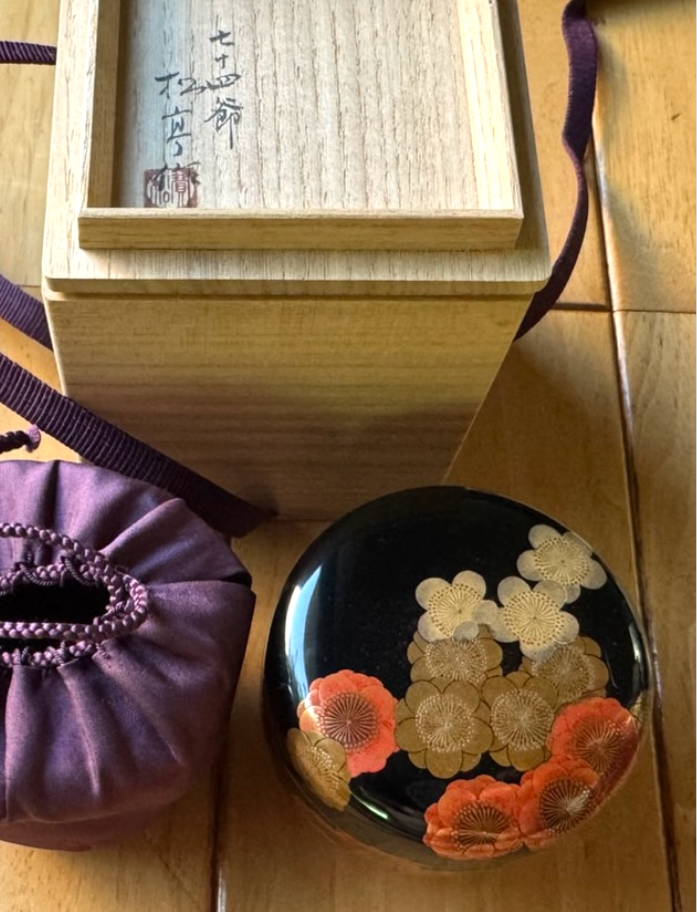 守屋松亭 蒔絵 棗