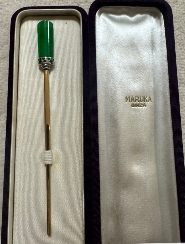銀座MARUKA 翡翠 簪