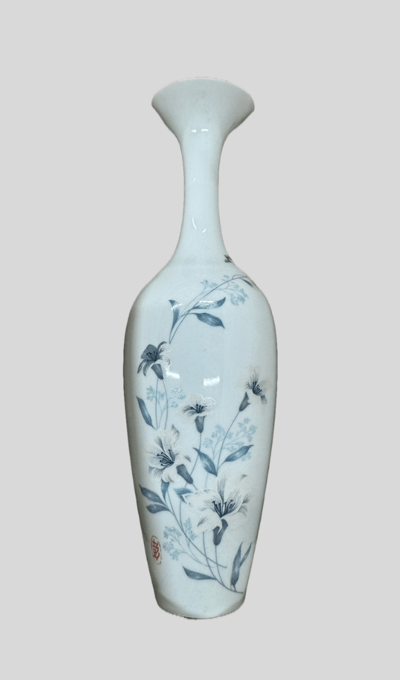 景徳鎮 薄胎磁器（はくたいじき）花瓶
