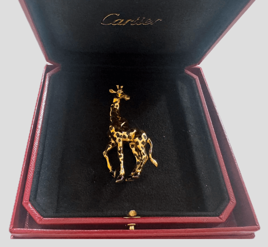 カルティエ（Cartier）キリンブローチ