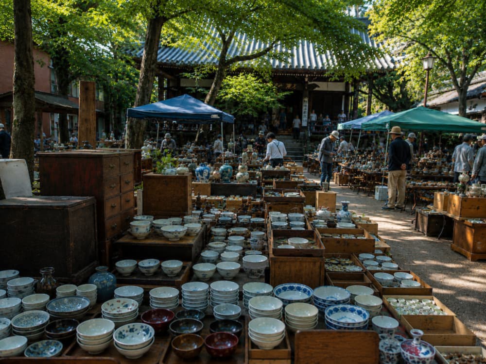 日本の代表的な骨董市 | 骨董品買取専門の古美術永澤