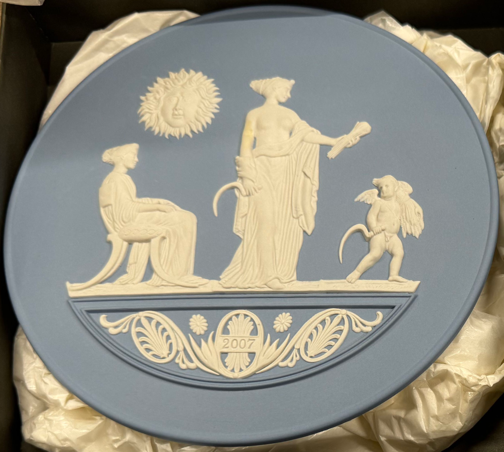 ウェッジウッド(Wedgwood)2007年 ジャスパー イヤープレート
