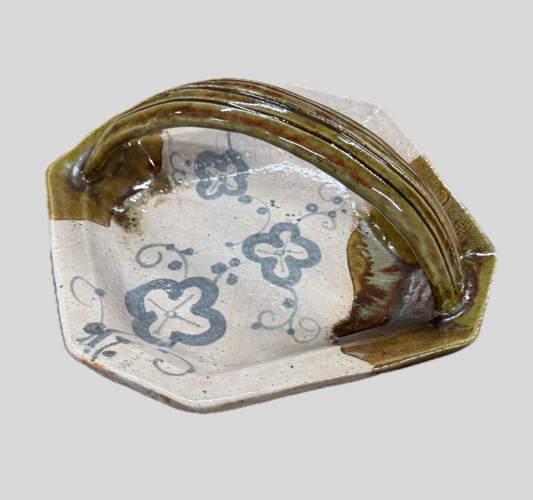 織部焼 菓子鉢