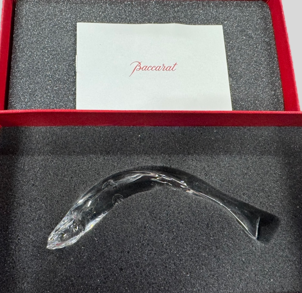 バカラ(Baccarat)クリスタルフィギュリン フィッシュ