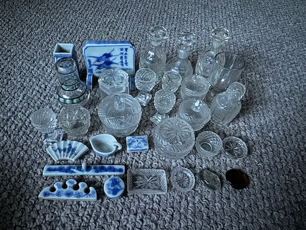 お買取りしたガラス工芸品
