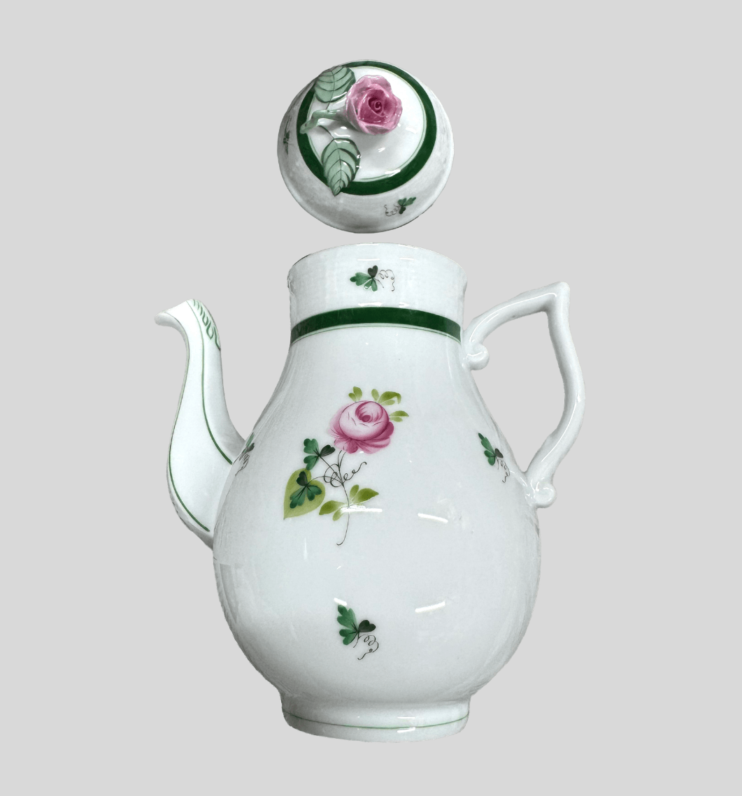 ヘレンド（HEREND）ウィーンの薔薇ティーポット