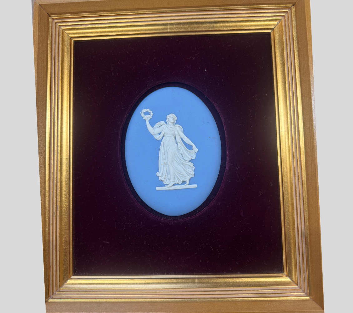 ウェッジウッド（WEDGWOOD）ジャスパー「ダンシングアワーズ」オーバル型陶板