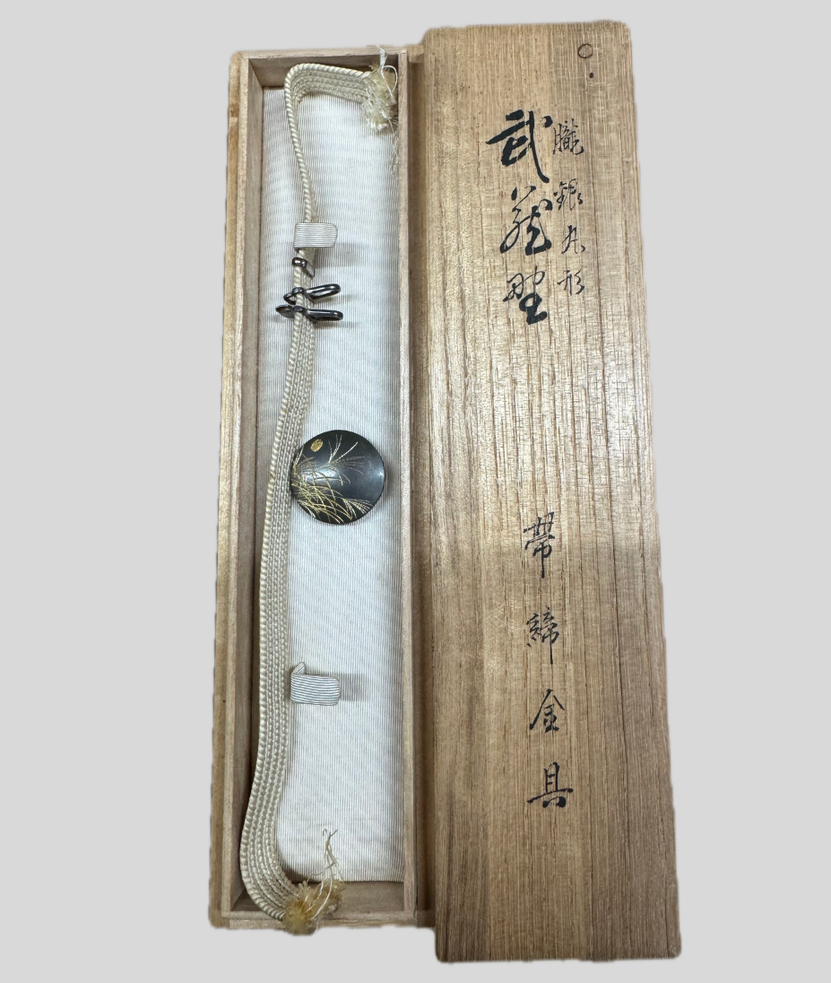 朧銀 帯留・帯締