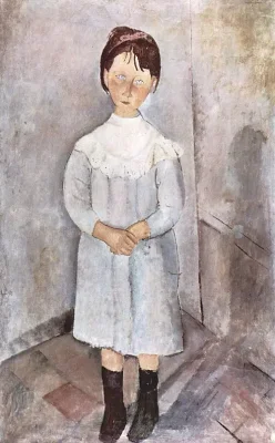 アメデオ・モディリアーニ『青い服の少女(Little Girl in Blue)』