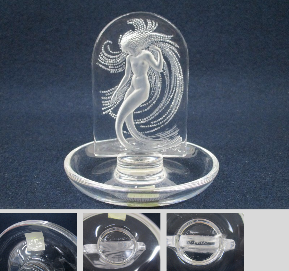ラリック(Lalique)ナイアード リングトレイ
