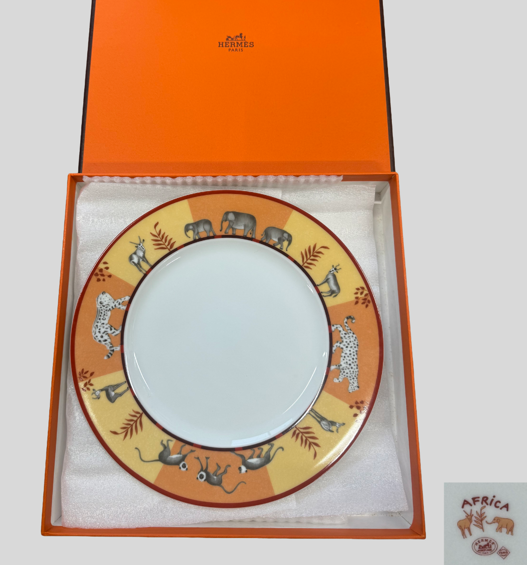 エルメス(Hermès)アフリカデザートプレート オレンジ