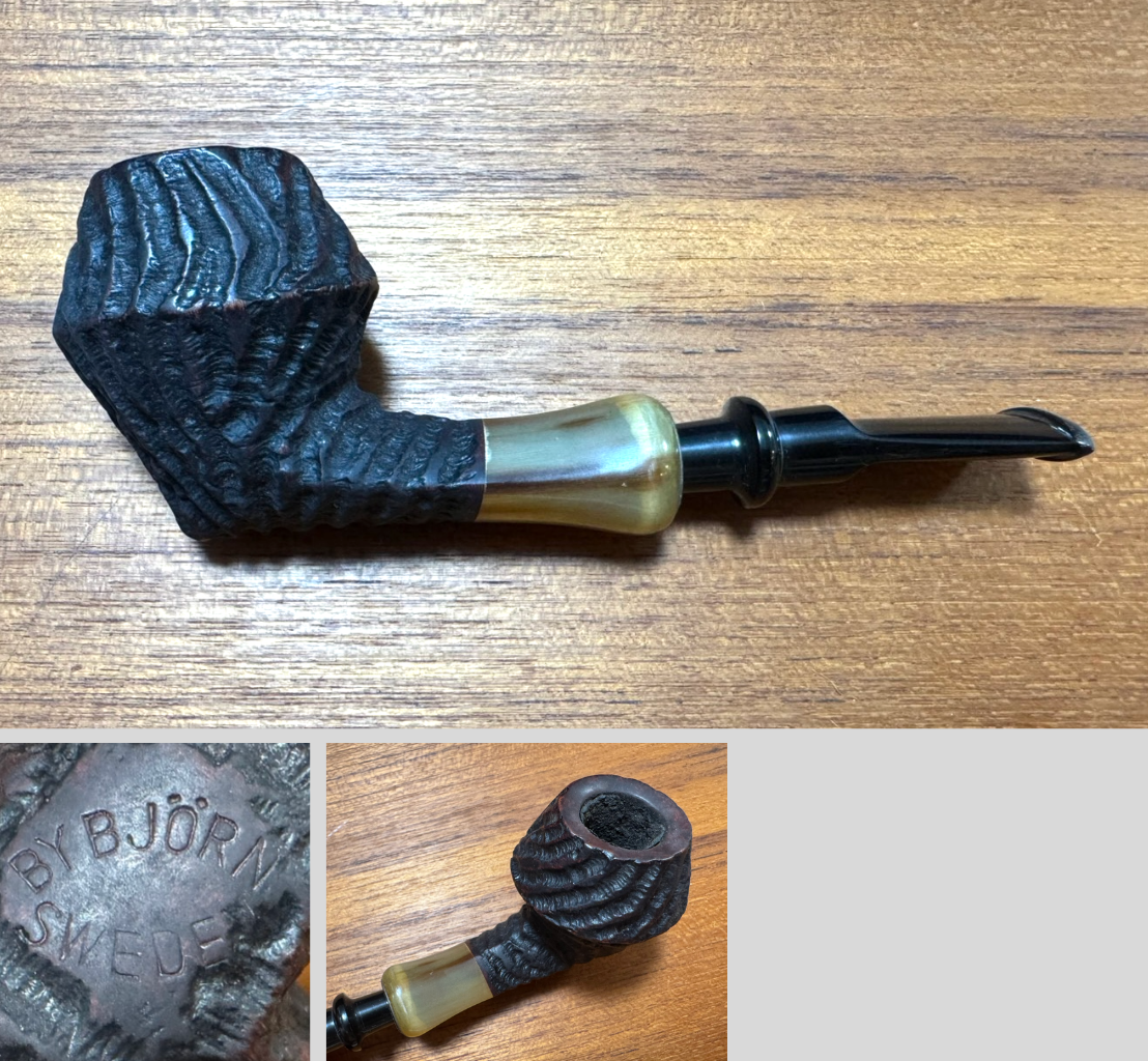 ビョルン(Björn)ハンドメイドパイプ ラスティケーション