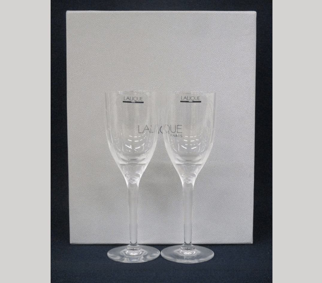 ラリック(LALIQUE)アンジュ(天使)シャンパングラス