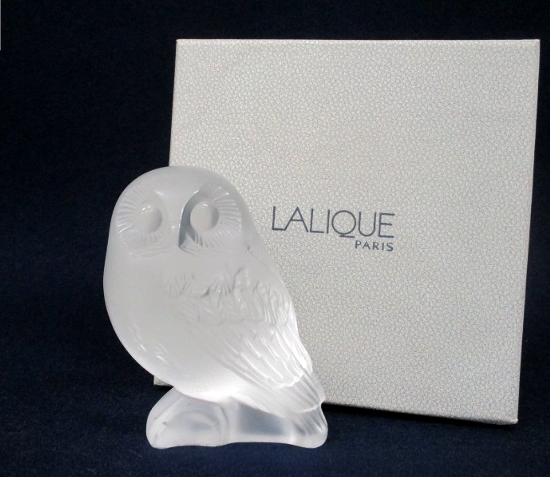 ラリック(LALIQUE)シュエット フリソン フクロウ ペーパーウェイト