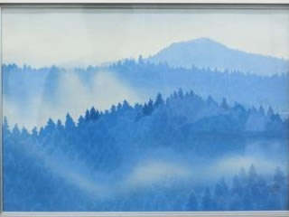 東山魁夷 「朝雲」木版画